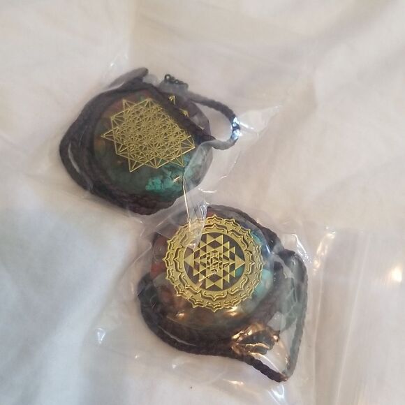 Chakra Necklace Orgonite Necklace Crystal Pendant Necklace Spiral Chakra Healing - Picture 13 of 17